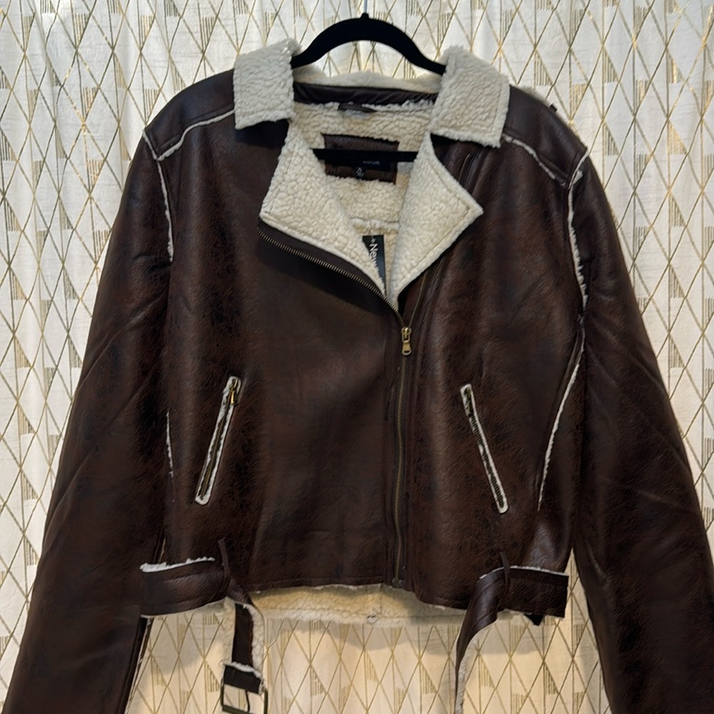 NWT A New Look Sherpa Line Jacket XL
